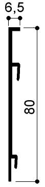 Zoccolino in alluminio cod.3090